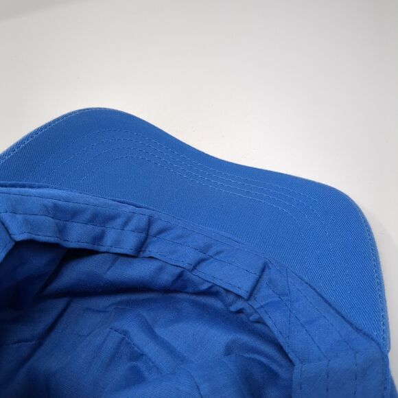 J. Linderberg Cadet Army Cap Blue Medium Lightweight Emblem Blank Cotton - Picture 8 of 10